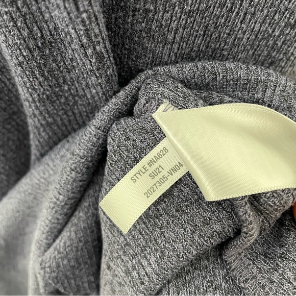 Madewell Plus Westville Tank Spacedye Ribbed Sleeveless Modesty Midi Dress NA628 - Picture 9 of 9